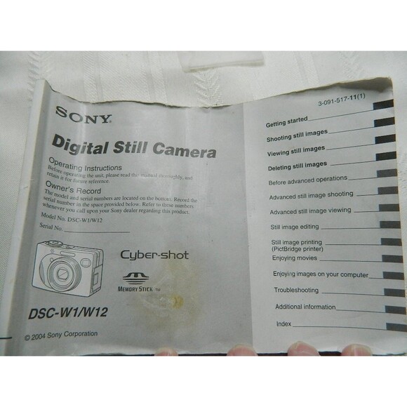 Sony Silver Digital Camera with Accessories - Picture 7 of 10